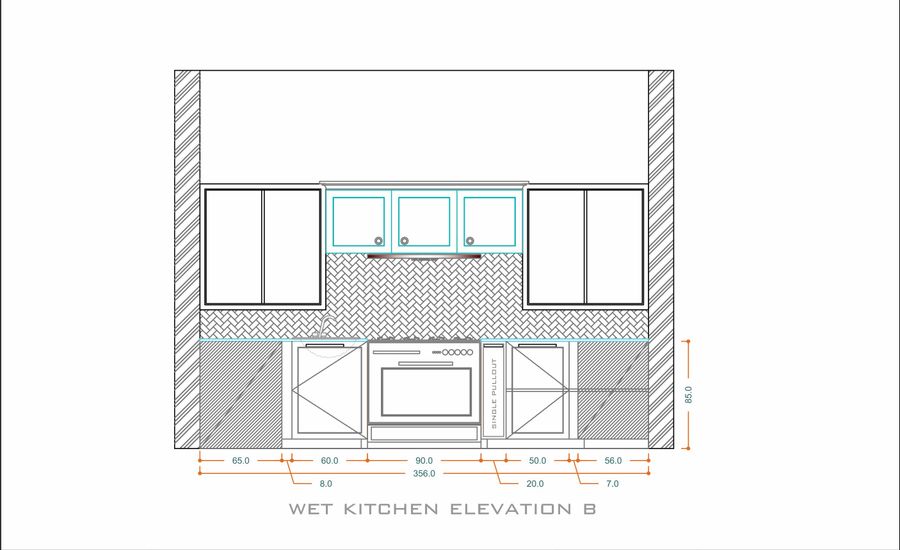 Wet Kitchen Elevation B
